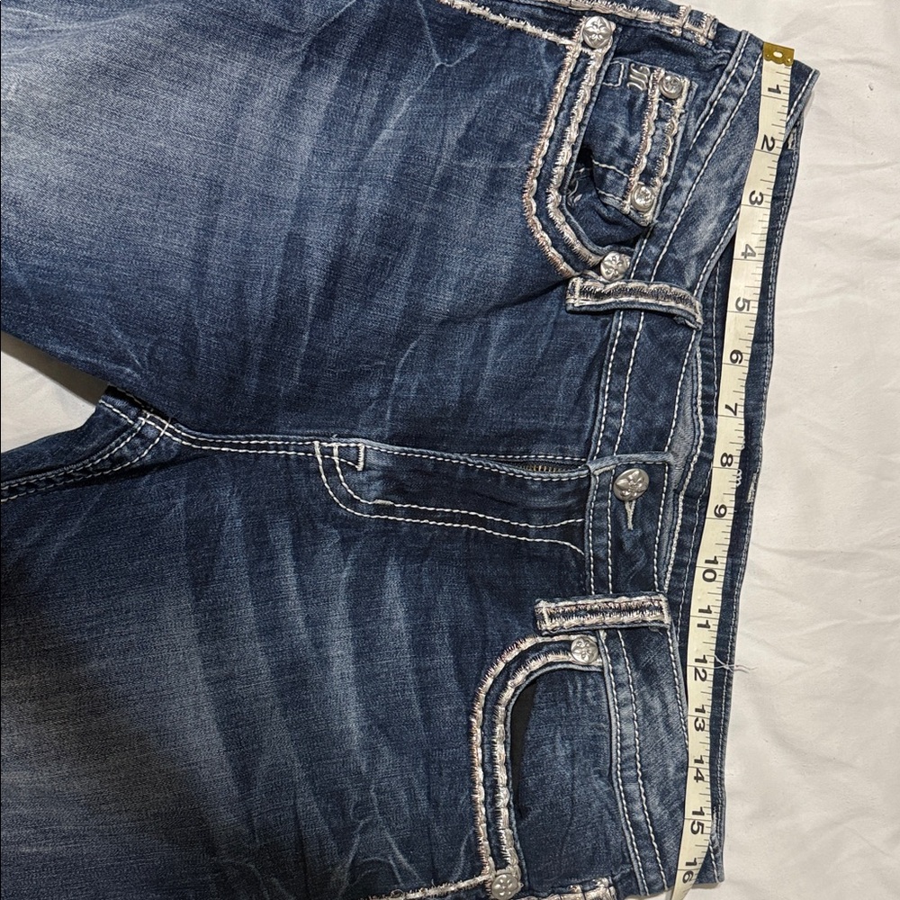 Miss Me Women's Blue Ankle & Cropped Jeans